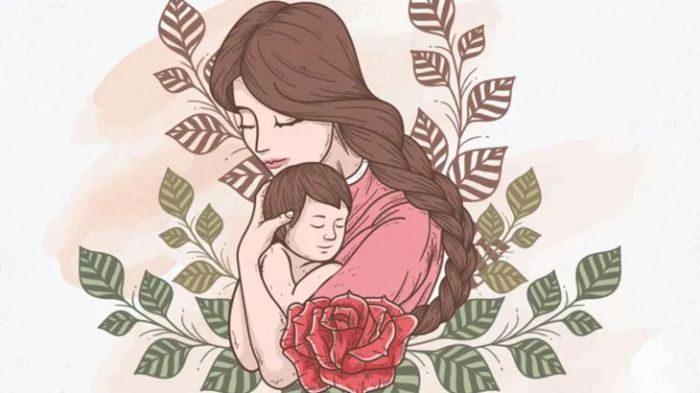 Khoảnh khắc ấm áp giữa mẹ và con trong đêm đông (Nguồn ảnh: internet)
