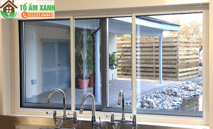 Hình ảnh thực tế sản phẩm cửa lưới chống muỗi của Công ty TNHH Tổ Ấm Xanh