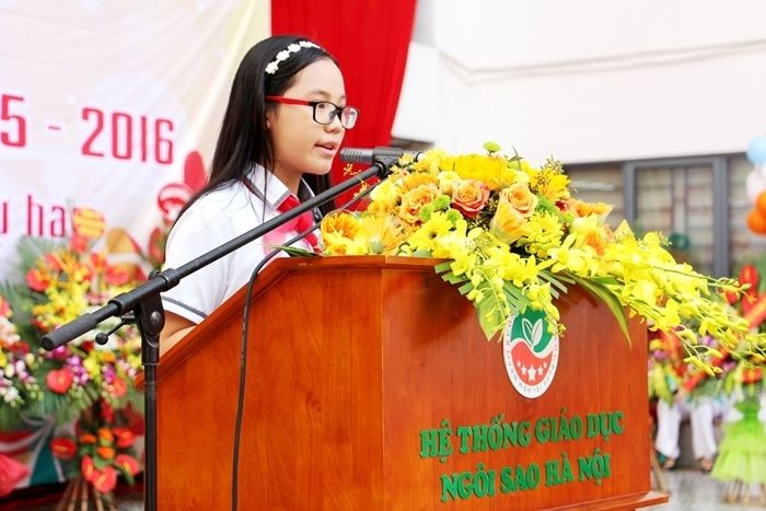 Hình ảnh minh họa bài phát biểu tri ân của học sinh lớp 5