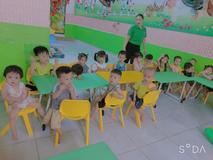 Không gian học tập đầy sắc màu tại Mầm non Kids House