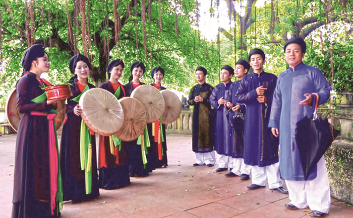 Hình ảnh minh họa số 1: Nét đẹp văn hóa quan họ (Nguồn: Internet)