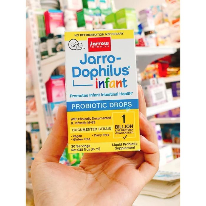 Hình ảnh thực tế Men vi sinh Jarro Dophilus Infant dạng giọt tiện lợi