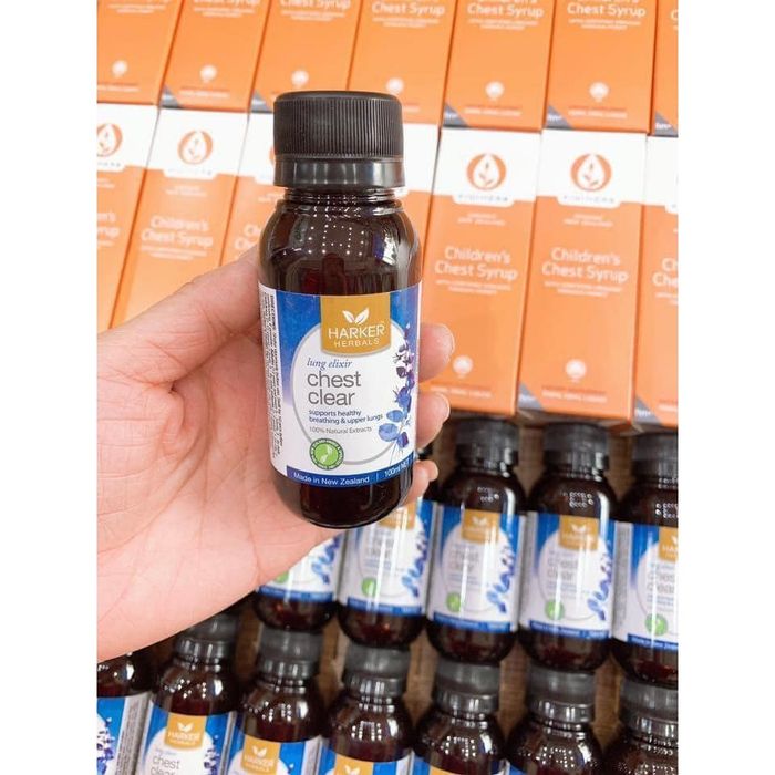 Hình ảnh Siro Harker Herbals Chest Clear - Giải pháp đờm đặc từ New Zealand
