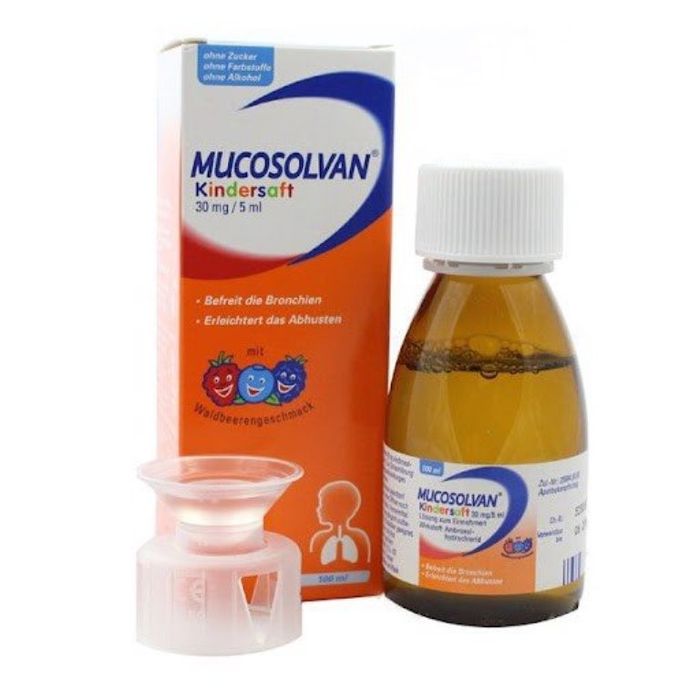 Hình ảnh thực tế Siro Mucosolvan - Giải pháp ho đờm được tin dùng toàn cầu