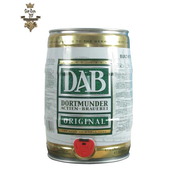 Ảnh chân thực về Bia Dab (Đức) - Kiệt tác bia Lager với vị ngọt mạch nha đặc trưng