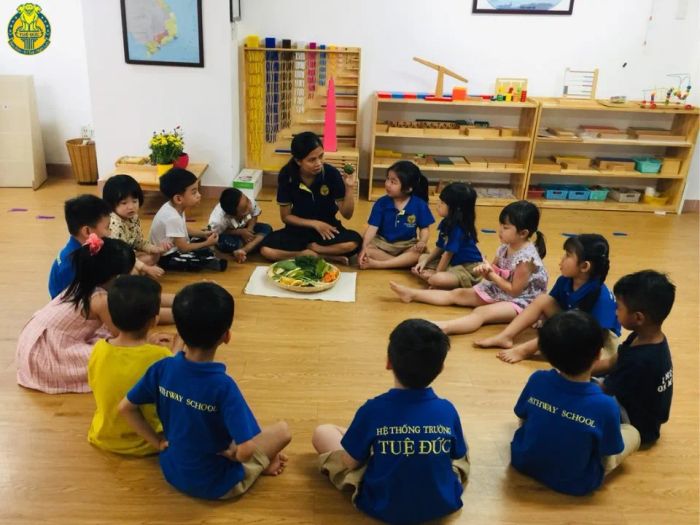Hình ảnh cơ sở vật chất hiện đại tại Trường Mầm Non Tiểu Học Tuệ Đức