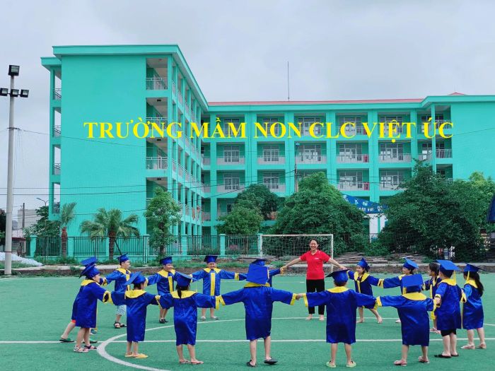 Trường Mầm Non CLC Việt Úc - Không gian học tập đầu đời: Nơi những bước chân nhỏ được chắp cánh ước mơ trong môi trường giáo dục hiện đại, an toàn và tràn đầy yêu thương.