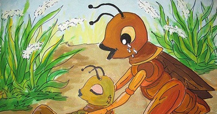 Hình ảnh minh họa: Dế Mèn và Dế Choắt (Nguồn: Internet)