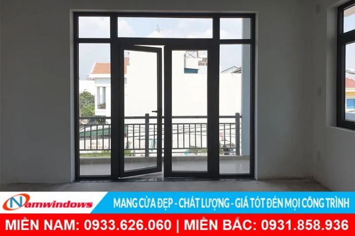 Bộ sưu tập hình ảnh thực tế thi công cửa nhôm kính của Anh Thủy - Ảnh 2