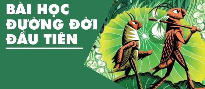 Hình ảnh minh họa sống động: Dế Mèn kiêu hãnh và Dế Choắt yếu ớt (Nguồn: Sưu tầm)