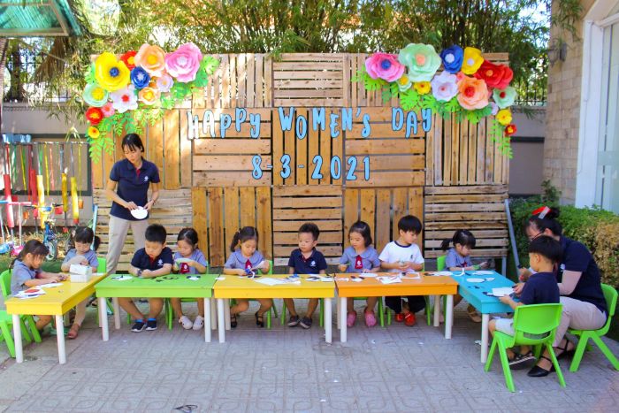 Không gian học tập hiện đại tại Kindy City International Preschool