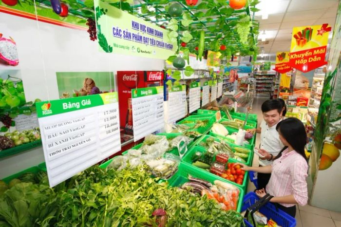 Hình ảnh ấn tượng về không gian mua sắm rộng lớn tại Siêu thị Sài Gòn