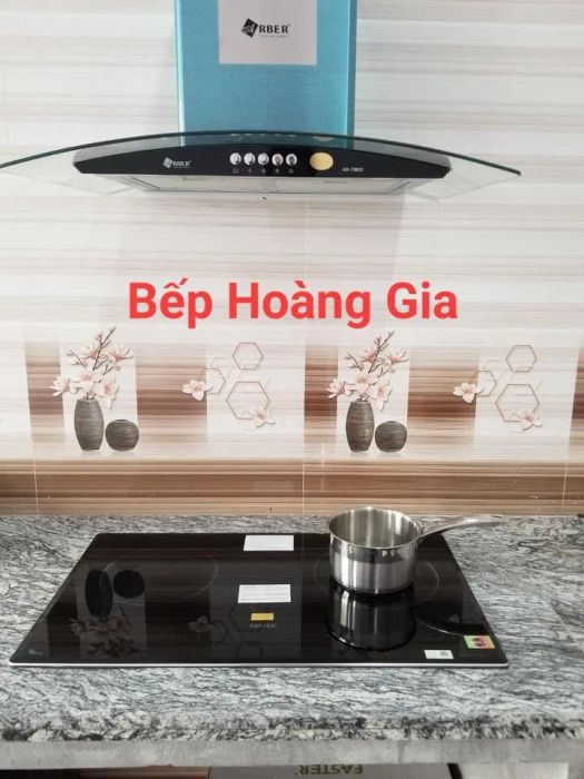 Không gian trưng bày vương giả tại Bếp Hoàng Gia