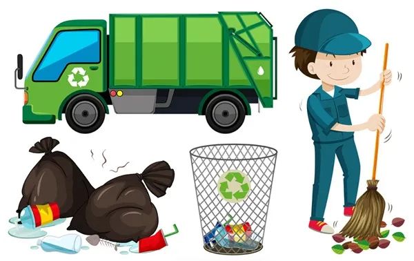 Hình ảnh minh họa sinh động về học sinh tham gia bảo vệ môi trường trường học (Nguồn: Internet)