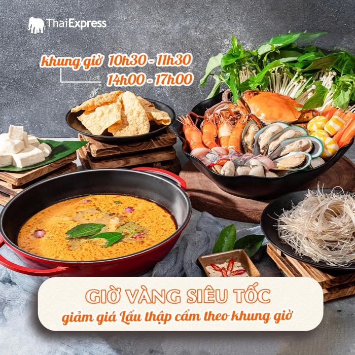 ThaiExpress - Không gian ẩm thực Thái đương đại