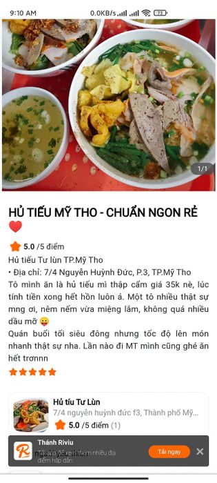 Không gian ấm cúng và tô hủ tiếu đầy đặn tại Hủ Tiếu Tư Lùn
