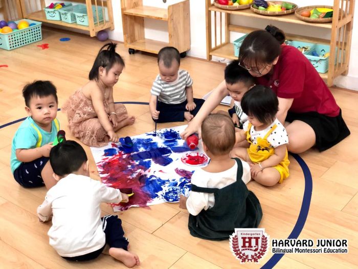Hoạt động vui chơi và học tập sáng tạo tại Harvard Junior