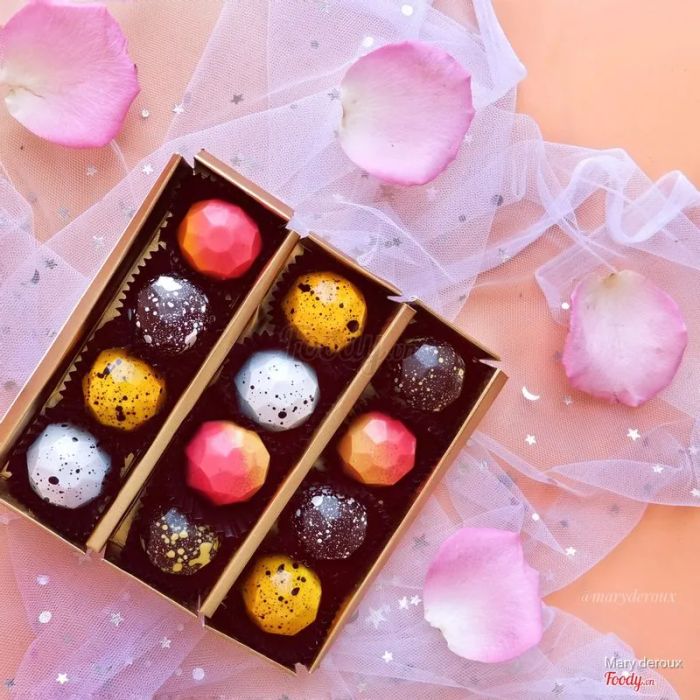 Không gian thưởng thức sang trọng cùng những viên socola đẳng cấp thế giới