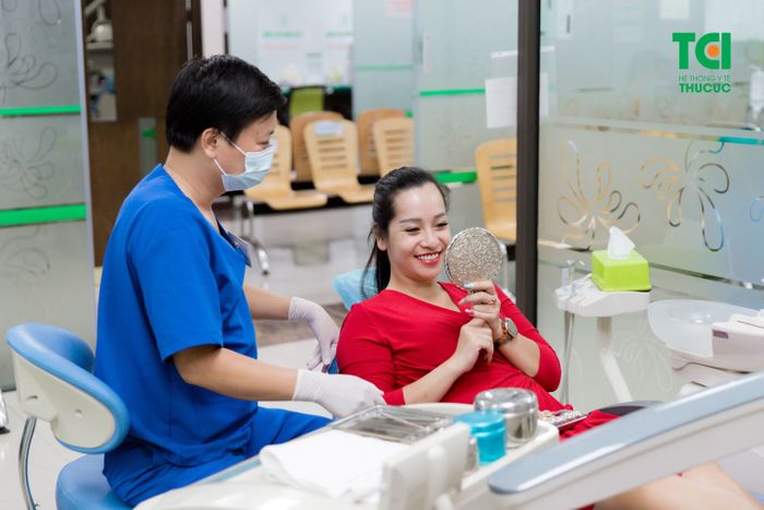 Hình ảnh quy trình điều trị chuẩn y khoa tại Thu Cúc TCI