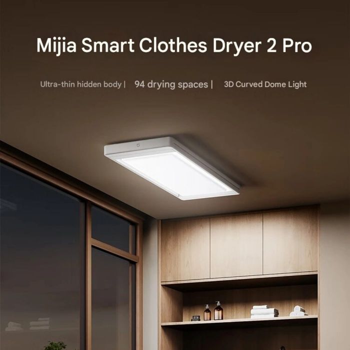 Xiaomi Mijia 2 Pro mang đến giải pháp sấy đa năng với tổng cộng 94 vị trí phơi đồ tiện lợi