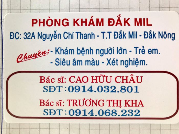 Phòng Khám Đắk Mil - ảnh 2