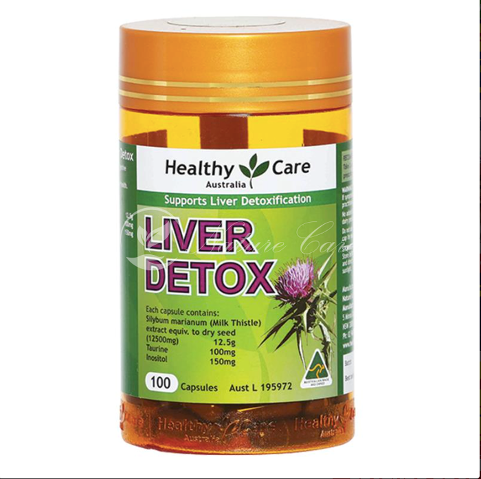 Hình ảnh chân thực viên uống Liver Detox Healthy Care phiên bản mới