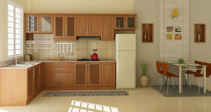 Hình ảnh minh họa sống động về không gian bếp