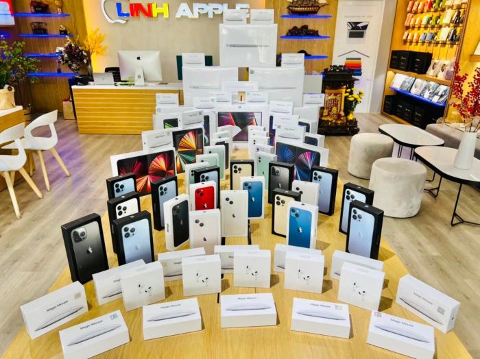 Bộ sưu tập sản phẩm đa dạng tại Linh Apple Store