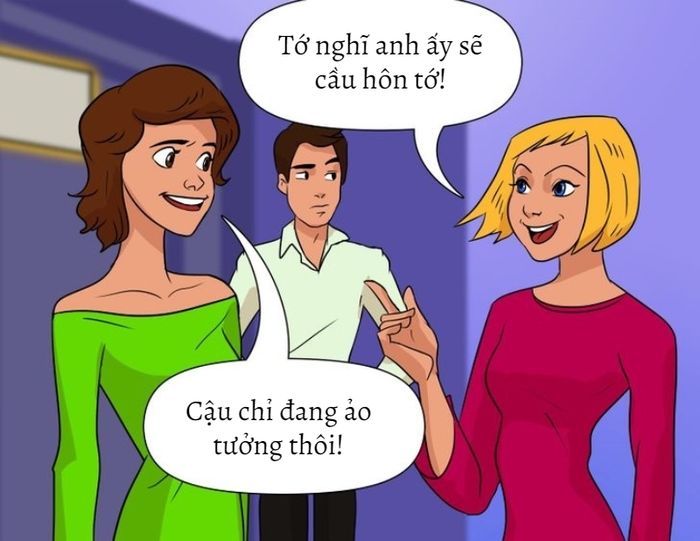 Hình ảnh minh họa về tác hại của lòng đố kỵ