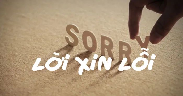 Hình ảnh minh họa nghệ thuật xin lỗi trong giao tiếp (Nguồn: Internet)
