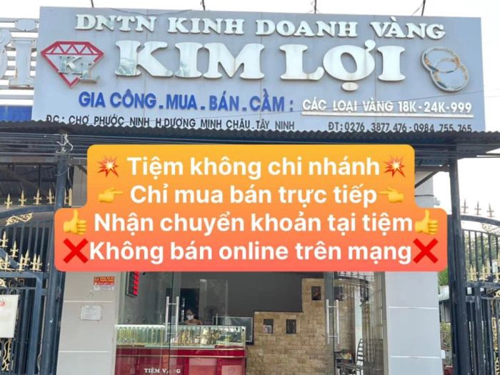 Hình ảnh không gian sang trọng tại Kim Lợi Jewelry