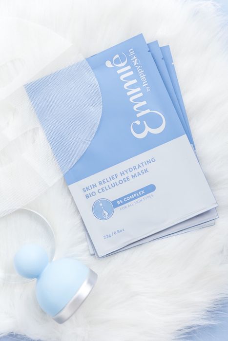 Bộ sưu tập hình ảnh mặt nạ sinh học B5 Complex Emmié by Happyskin - minh chứng cho hiệu quả chăm sóc da vượt trội.