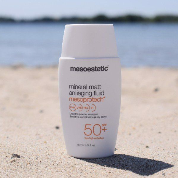 Kem Chống Nắng Mesoestetic Mineral Matt Antiaging Fluid SPF50 - Dành cho Da Nhạy Cảm và Da Dầu, Ảnh 2