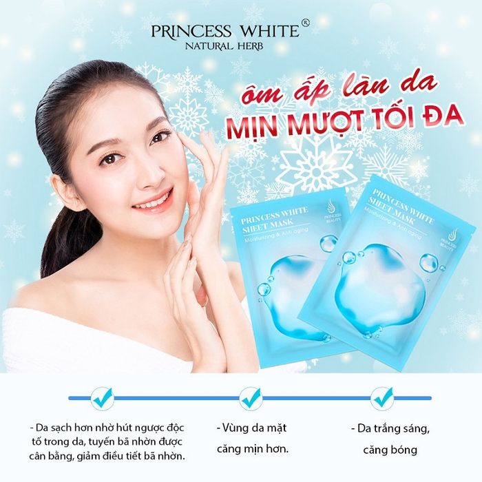 Bộ sưu tập hình ảnh mặt nạ Princess White - Thiết kế sinh học ôm khít hoàn hảo từng đường nét khuôn mặt