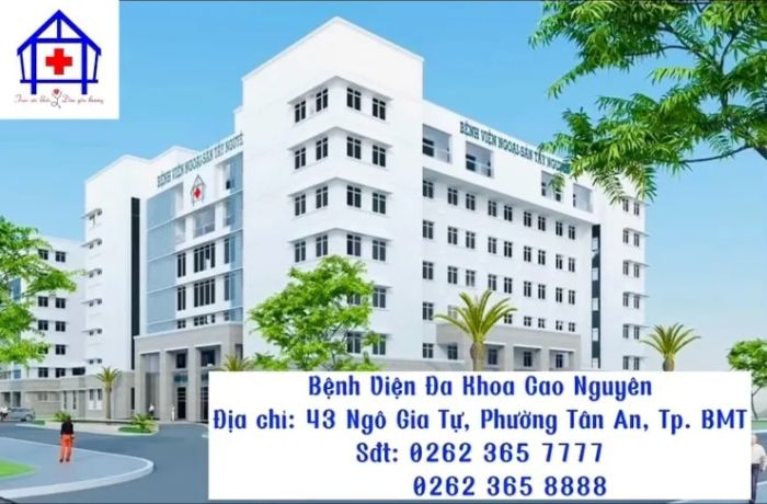 Hình ảnh cơ sở vật chất hiện đại tại Bệnh Viện Đa Khoa Cao Nguyên