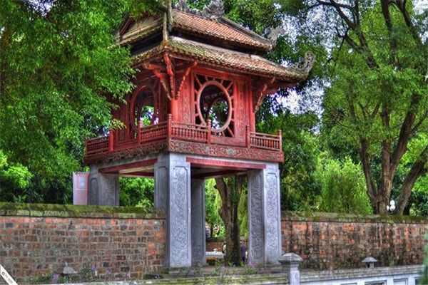 Hình ảnh toàn cảnh quần thể Văn Miếu (Nguồn: internet)