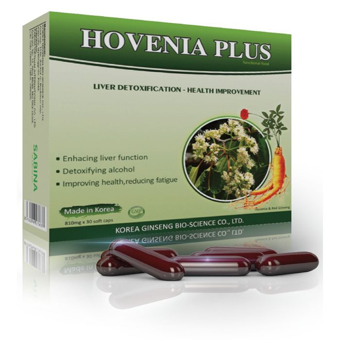 Hình ảnh thực tế Hovenia Plus - Tinh chất bổ gan Hàn Quốc