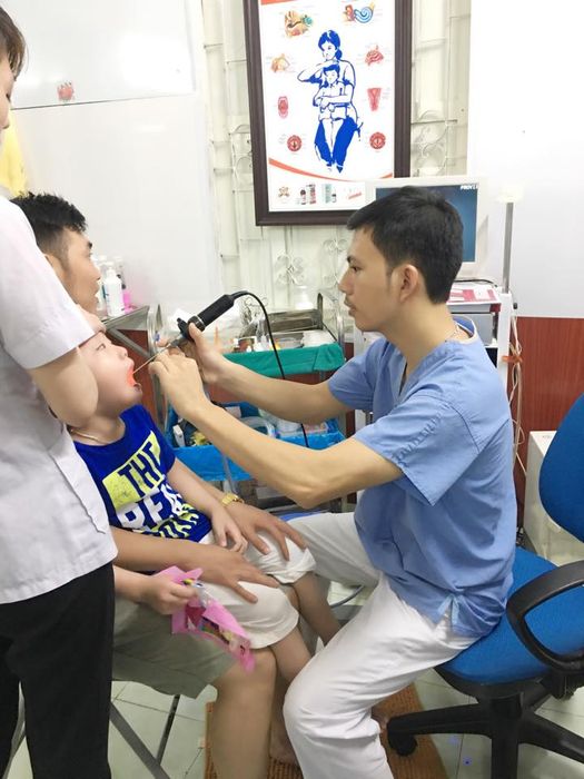 Hình ảnh thực tế Phòng khám Tai Mũi Họng Bác sĩ Cường tại 04 Hạc Thành - không gian khám chữa bệnh hiện đại, thân thiện với trẻ nhỏ.
