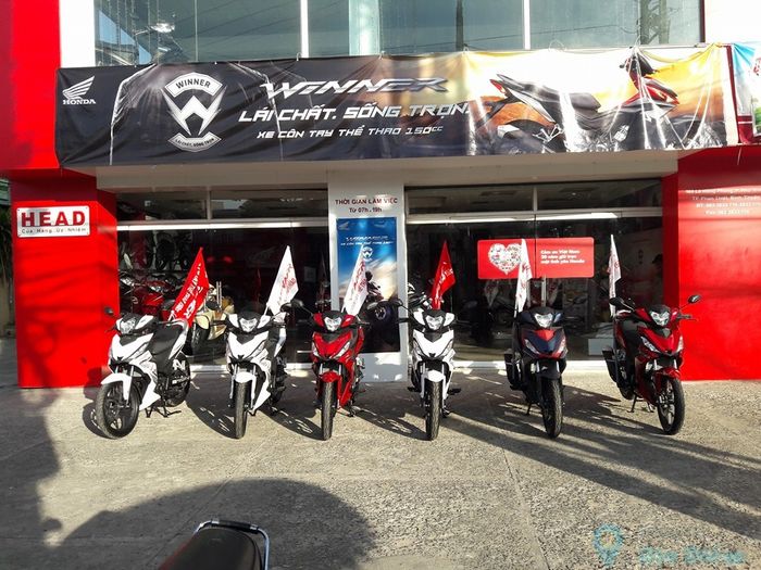 Không gian trưng bày đa dạng các mẫu xe Honda mới nhất tại Head Honda Thuận Tiến