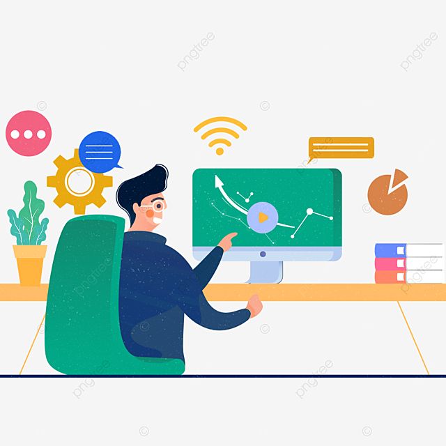 Hình ảnh minh họa sống động về lớp học trực tuyến hiện đại (Nguồn: Internet)