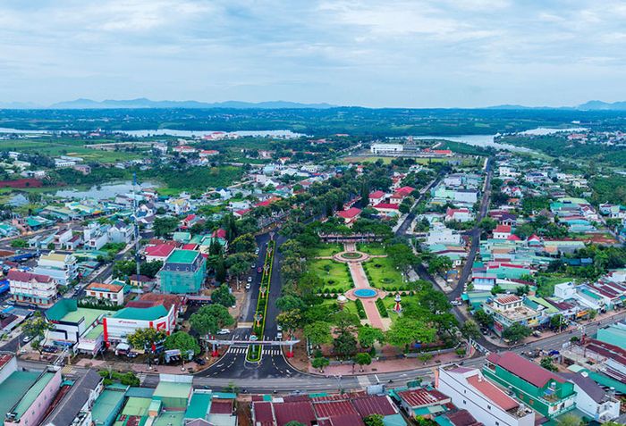 Hình ảnh minh họa sống động về thị trấn Lộc Thắng (Nguồn: Internet)