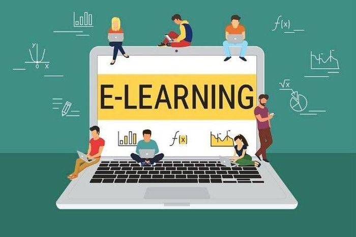 Hình ảnh minh họa sinh động về mô hình giáo dục trực tuyến hiện đại (Nguồn: Internet)