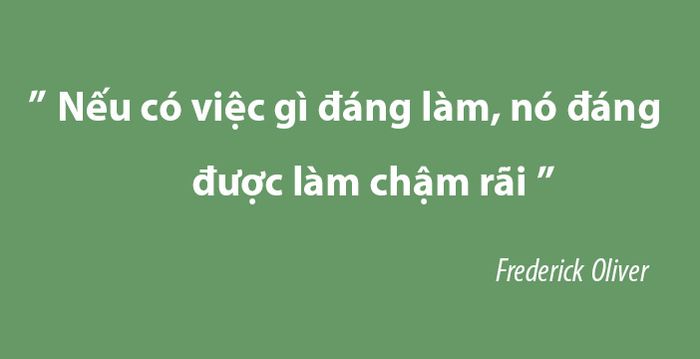 Hình ảnh minh họa đầy cảm hứng về lối sống chậm (Nguồn: Internet)