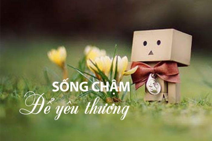 Hình ảnh minh họa nghệ thuật về triết lý sống chậm (Nguồn: Internet)