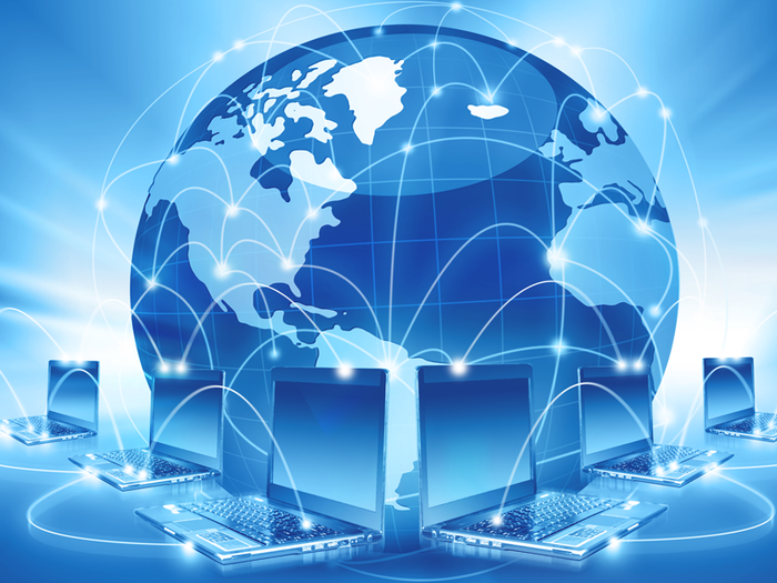 Hình ảnh minh họa sống động về thế giới kết nối Internet