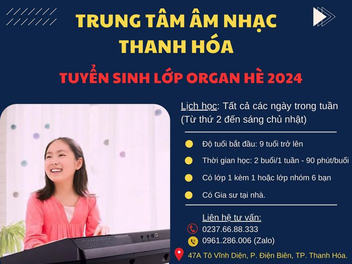 Không gian đào tạo đầy cảm hứng tại Trung Tâm Âm Nhạc Thanh Hóa
