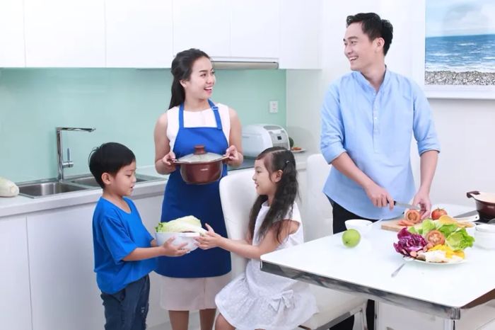 Hình ảnh minh họa chân thực về gia đình (Nguồn: Internet)