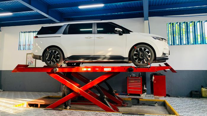 Hình ảnh hệ thống thiết bị cao cấp tại Michelin Car Service A Lập