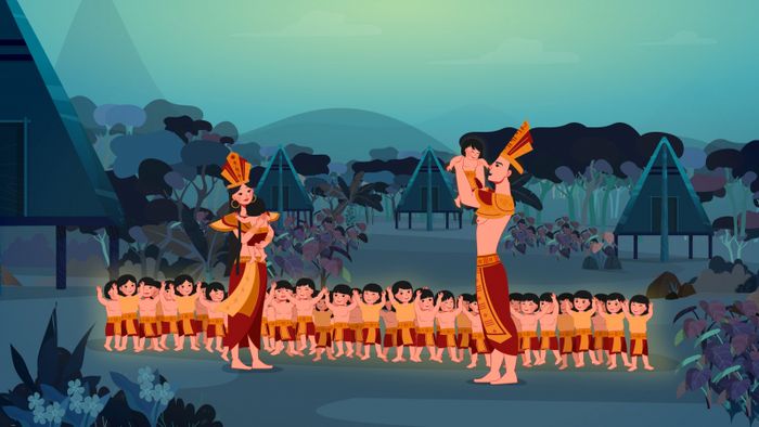 Hình ảnh minh họa số 1: Tranh dân gian Rồng Tiên