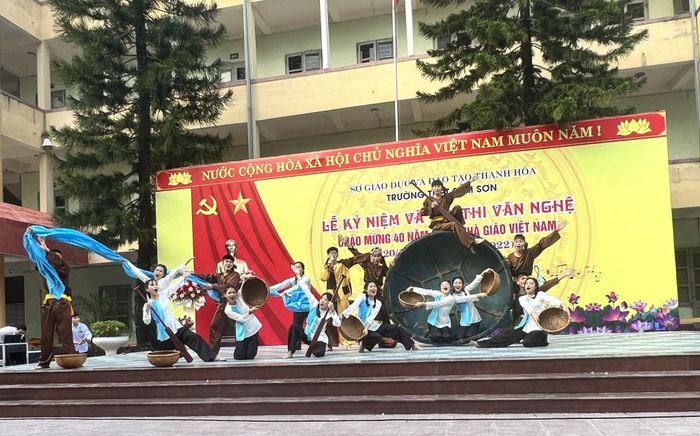 Khoảnh khắc đẹp tại THPT Sầm Sơn - không gian học tập đầy cảm hứng